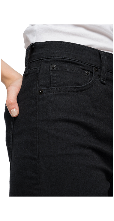10.5 OZ ブラックオーバーダイブラックストレッチデニムFAHRA 詳細画像